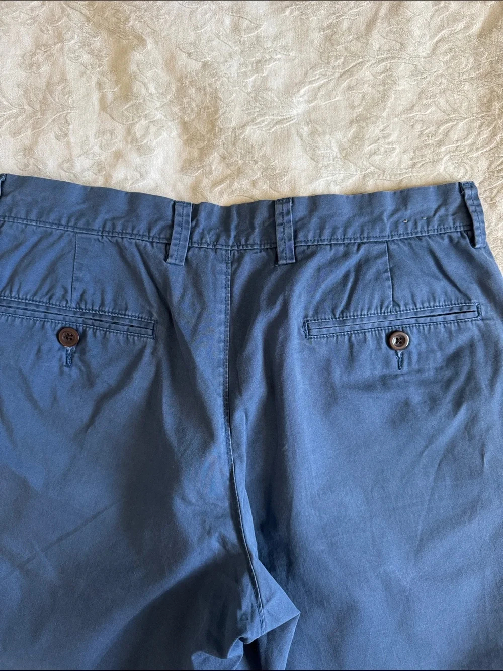 J. Crew Men’s Flat Front Chino Shorts - Navy Blue